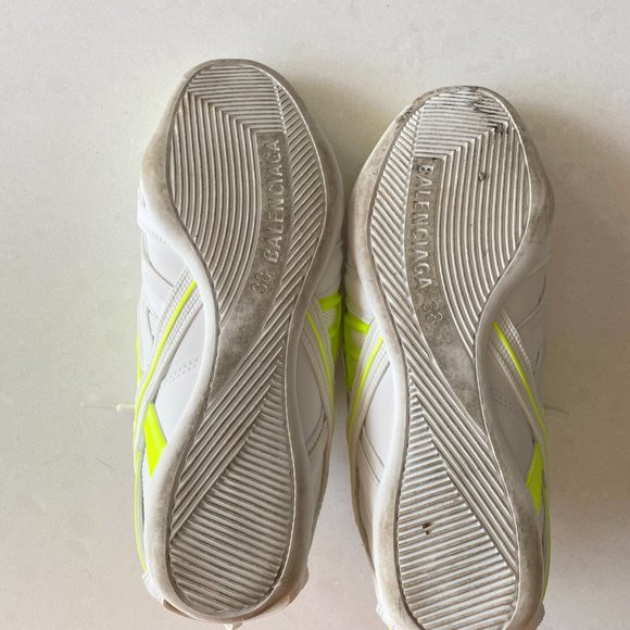 BALENCIAGA Off-White and Yellow Drive Sneakers - size 8 - Picture 7 of 8